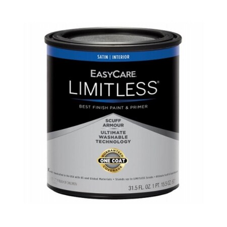 Gourmetgalley 1 qt. EasyCare Limitless Interior Satin Paint & Primer Neutral Base GO3863849